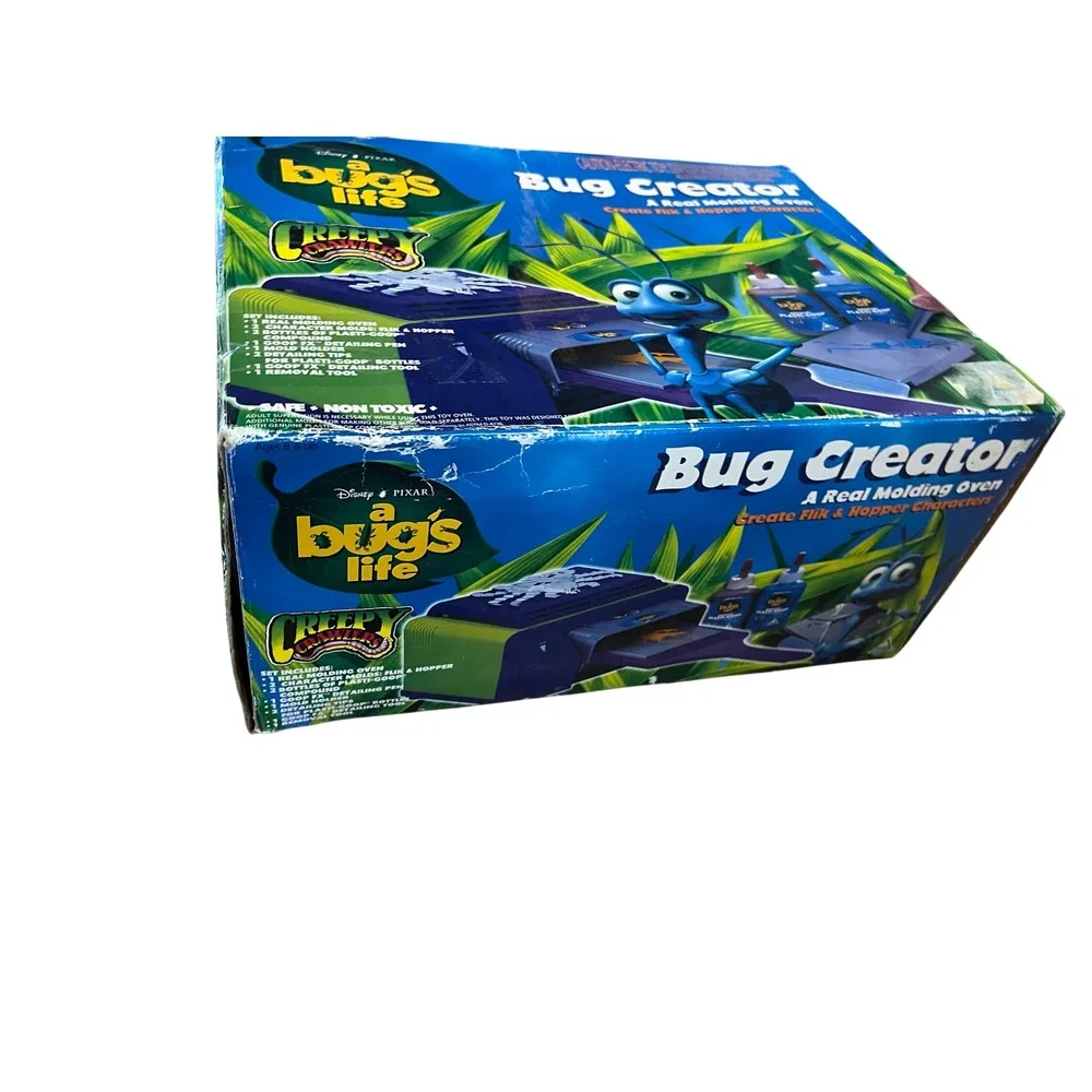 Vintage 1998 Disney Pixar A Bug's Life‎ Bug Creator Creepy Crawlers Molding Oven - Picture 8 of 13